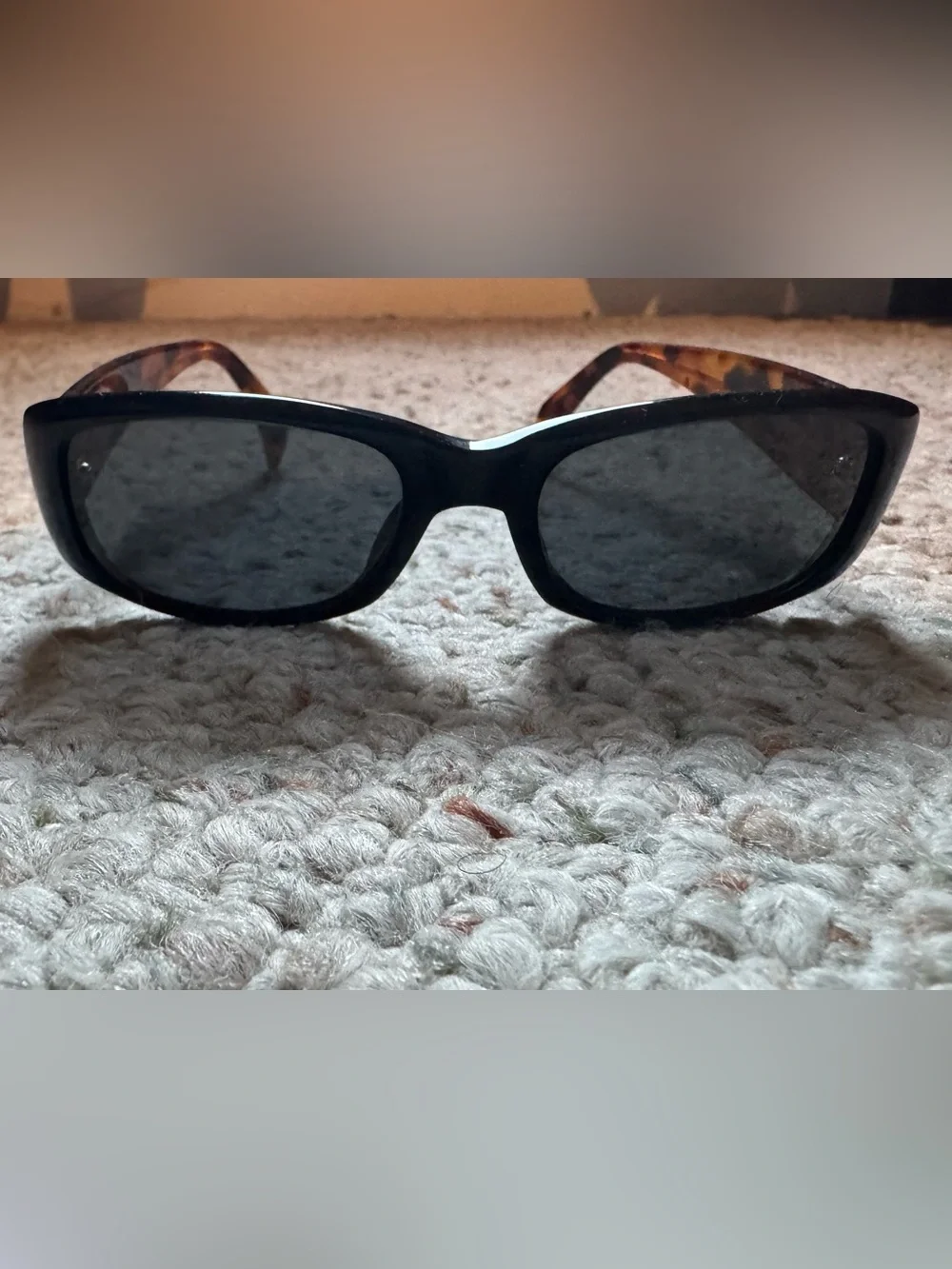Vintage Frederic Fekkai Tortoiseshell Rectangle Sunglasses